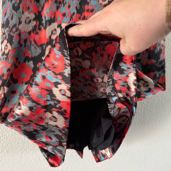 Antonio Melani Sheath Dress Sz 2 Abstract Floral Dopamine Maximalist Art Nouveau - Picture 8 of 14